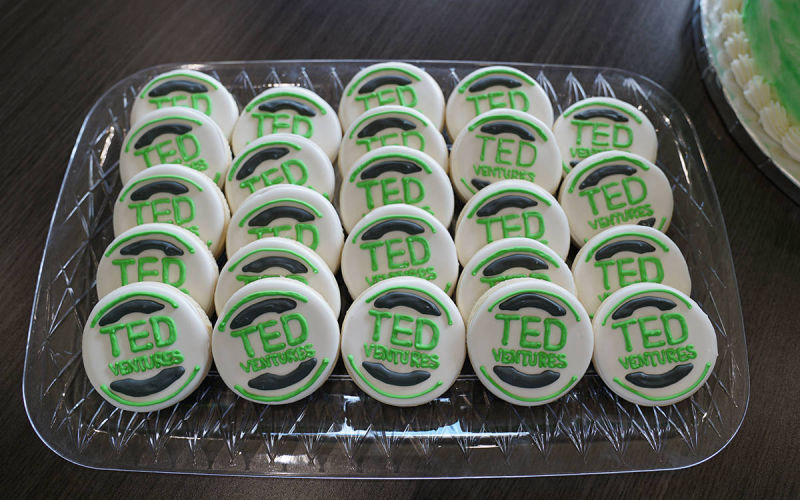 TED Ventures Open House Event Cookies